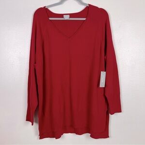 Chico’s Zenergy New Women’s XL Cotton‎ Cashmere Cozy Dolman Tunic Sweater